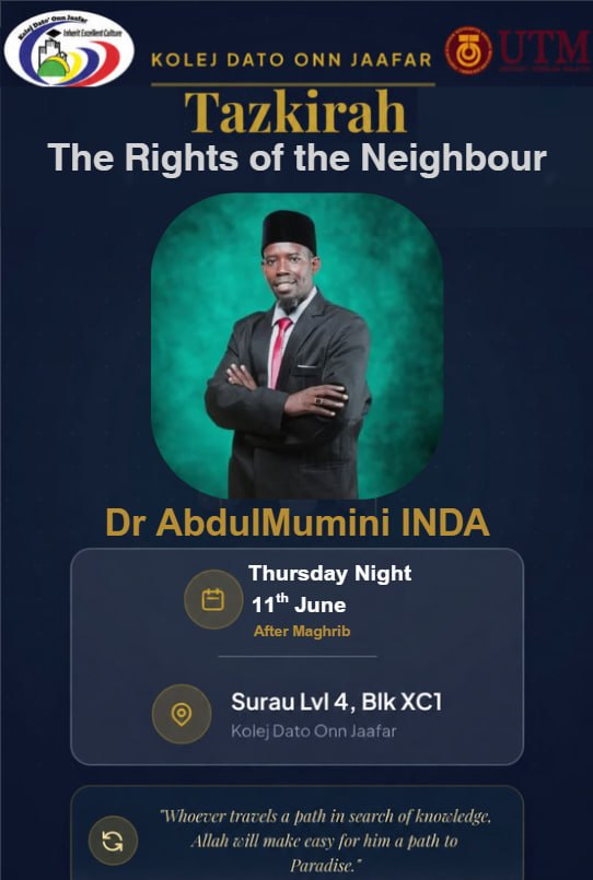 The right of Muimin Thurday 11 June 2026